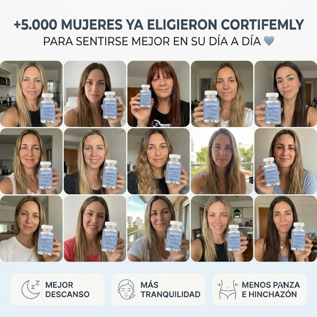CORTIFEMLY® - Bajá de peso, controla el estrés y dormí bien a la vez.