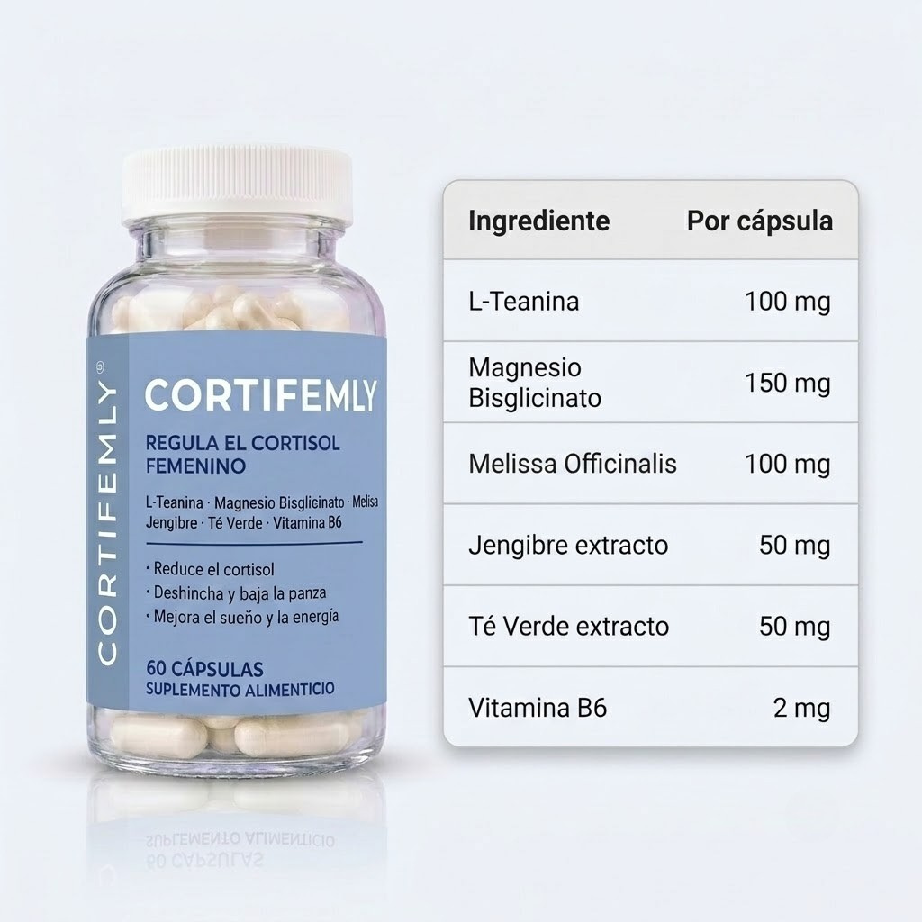 CORTIFEMLY® - Bajá de peso, controla el estrés y dormí bien a la vez.