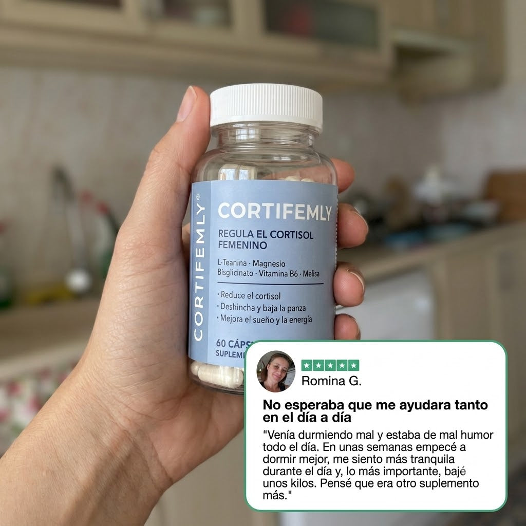 CORTIFEMLY® - Bajá de peso, controla el estrés y dormí bien a la vez.